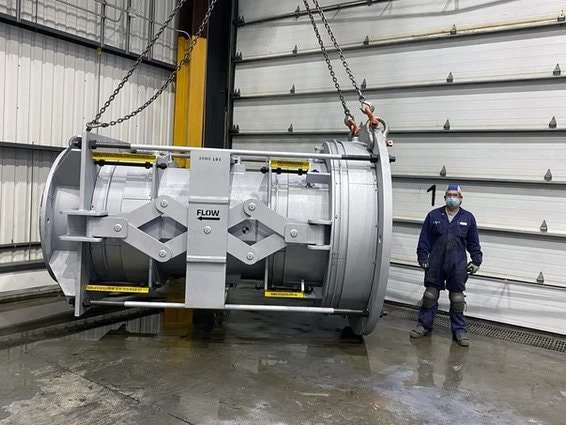 Industrial heat transfer equipment in facility