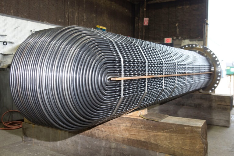 Heat exchanger tube bundle